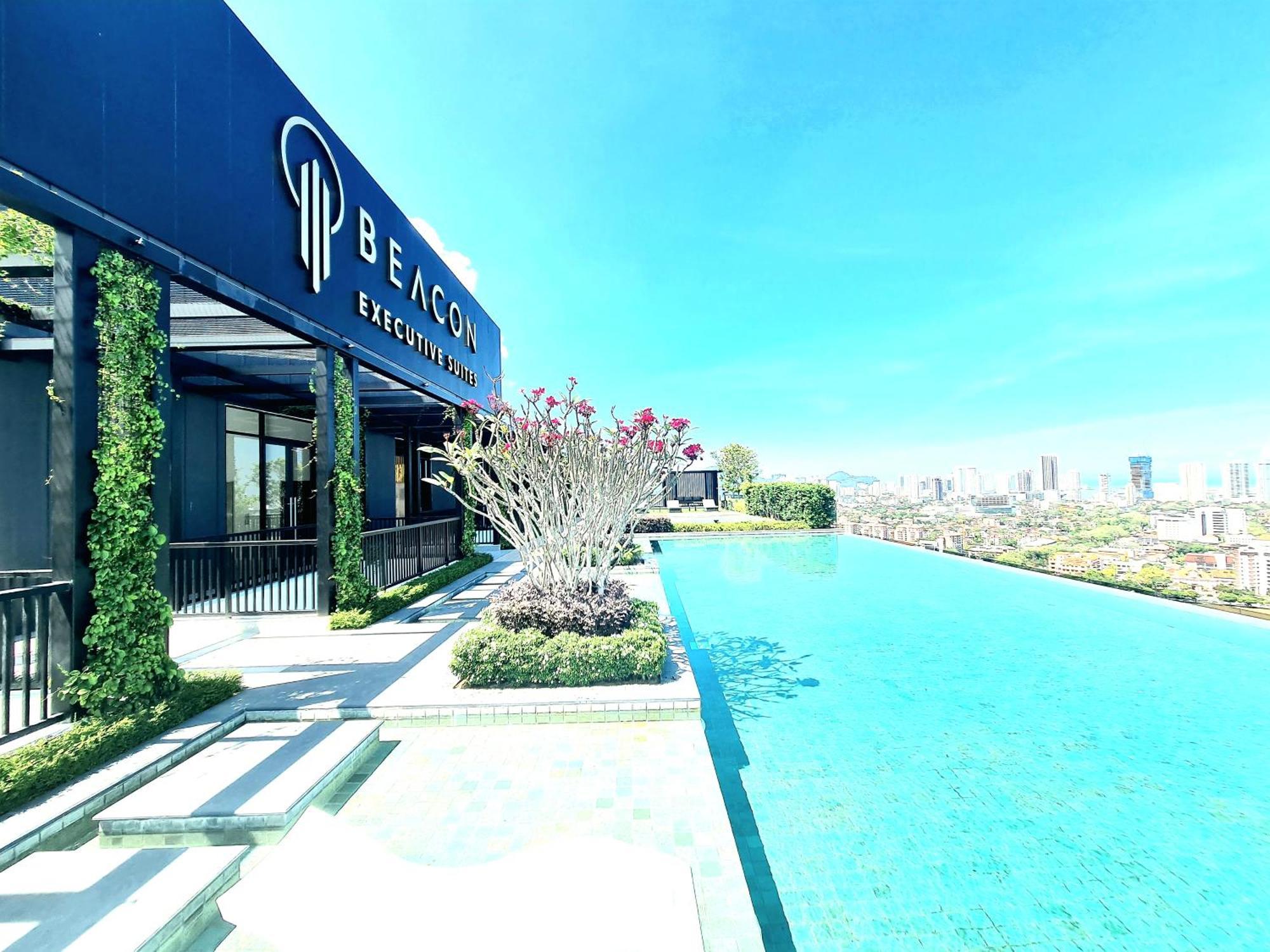 Beacon Executive Suite - Skypool Penang View จอร์จทาวน์ ภายนอก รูปภาพ